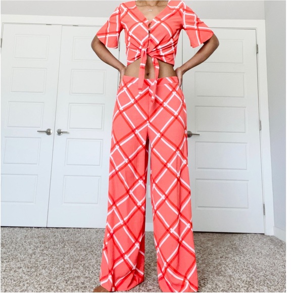 Orange Top and Trouser Set - Picture 5 of 6